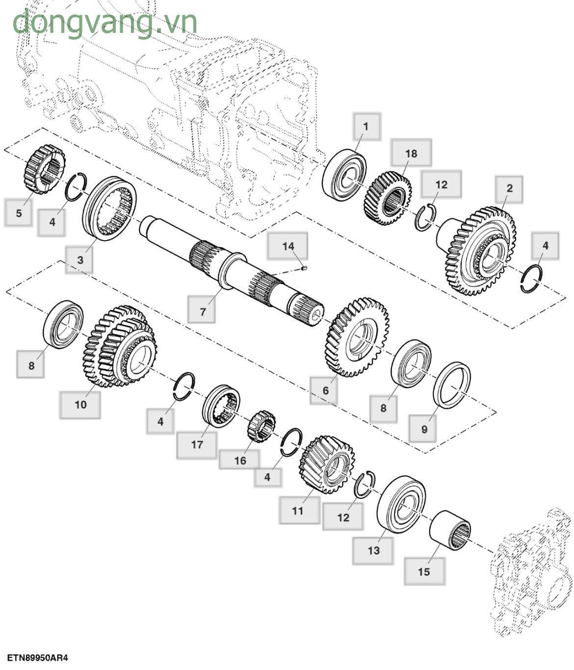 Driven Shaft, 2100 RPM - ST767192